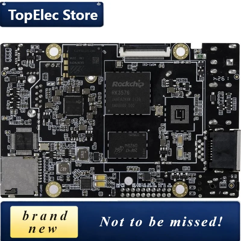 TopElec ROC-RK3576-PC 8-core 6T Computing Power AIOT Motherboard 4K Encoding And Decoding Localization RK3576 Ruixin Micro