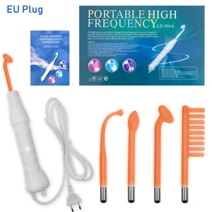 Hochfrequenz -Gesichtsanbieter -Zauberstab -Gerät, Behandlung mit Akne -Werkzeug, Haarpflege, professionelles Kit mit Geschenkbox, 4pcs 8 Hauptverkaufsweg Anti -Aging - №5