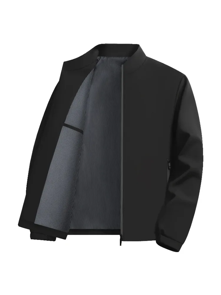 

Новая куртка для мужчин, деловое пальто, высокое качество, модная повседневная мужская одежда, ветрозащитная мужская куртка с воротником-стойкой на молнии, пальто