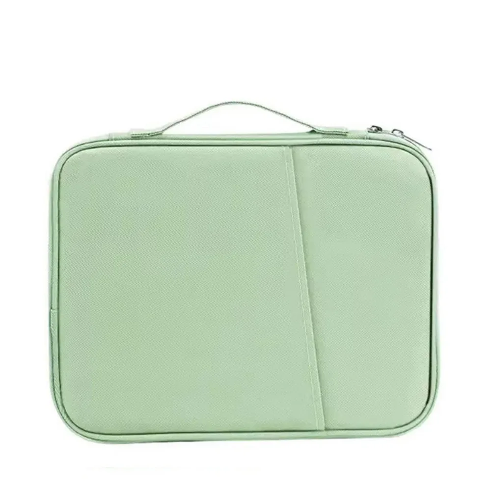 With Handle Portable Laptop Bags Lightweight Ultra Thin Laptop Case Multi-Layer Dual Zipper Computer Notebook Sleeve Office Use
