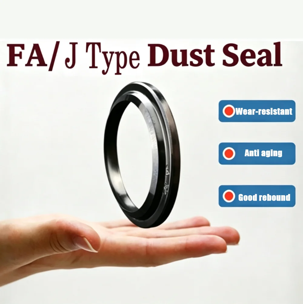 NBR Nitrile Rubber J/FA Type Dustproof Oil Seal Ring ID 8-210mm High Elastic Wear Resistant  Anti Leakage Piston Rod Shaft Seal