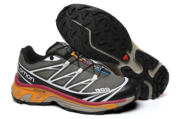 Salomon XT-6 ADVANCED Trailrunningschoenen voor heren en dames, Triple White, Contagrip-buitenzool