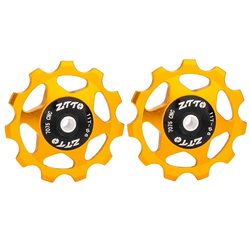 ZTTO MTB Fahrrad Schaltwerk Stützrad 11T 13T Stahl Lager Pulley AL7075 CNC Rennrad Guide Roller Idler 4mm 5mm 6mm