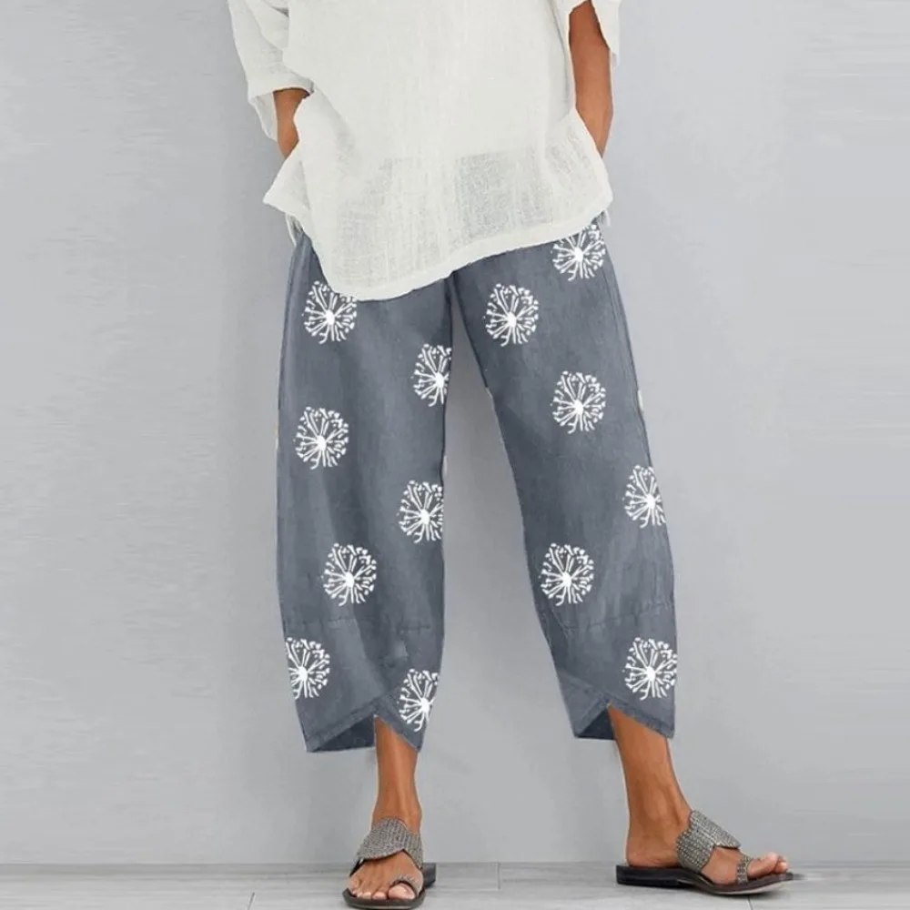 Streetwear Women Clothes Sweatpants Women Pants Joggers Women Clothing Cotton Linen Casual Autumn Elegant