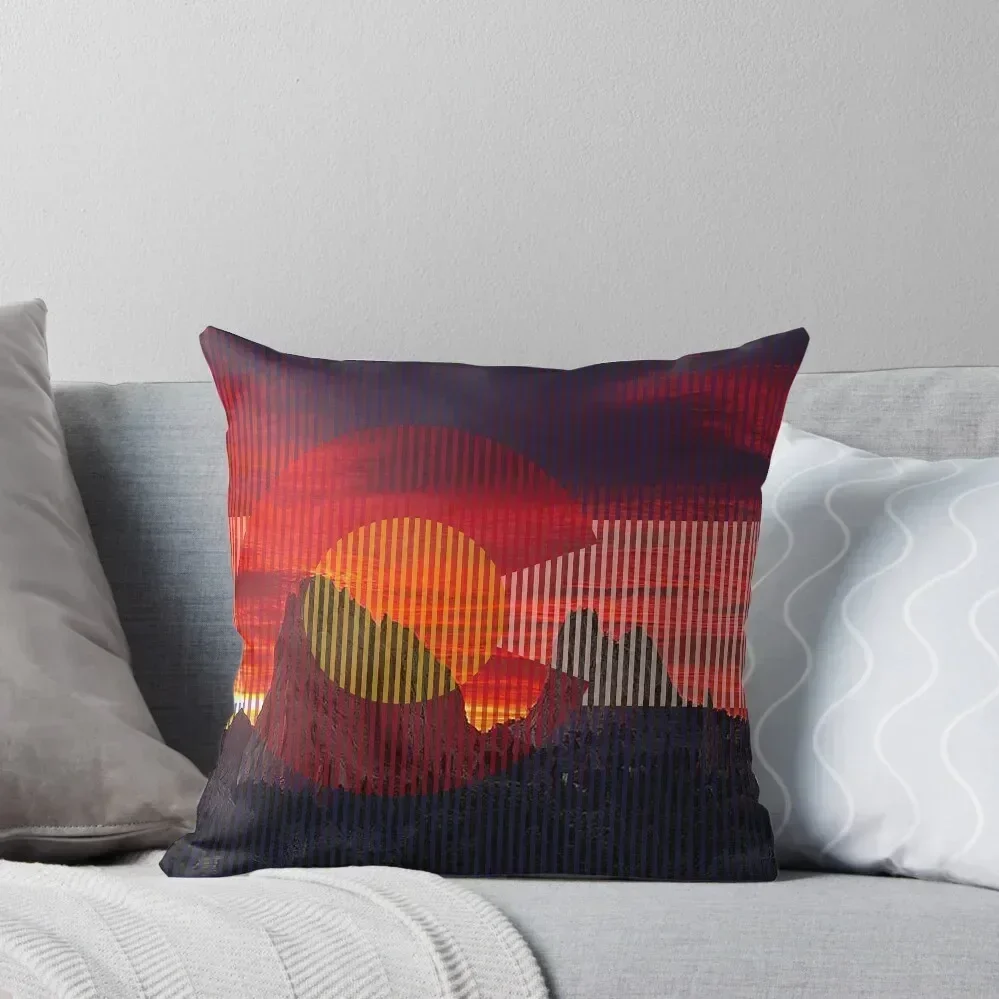 

Sunrise over Colorado at Garden of the Gods Throw Pillow Pillowcase Cushion Decorative Cushion pillow