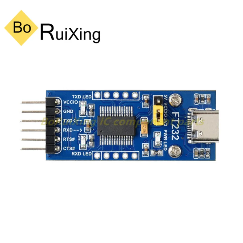 5PCS/LOT FT232RL USB To UART-TTL Universal Serial Communication Module Type-C Supports Multiple Systems