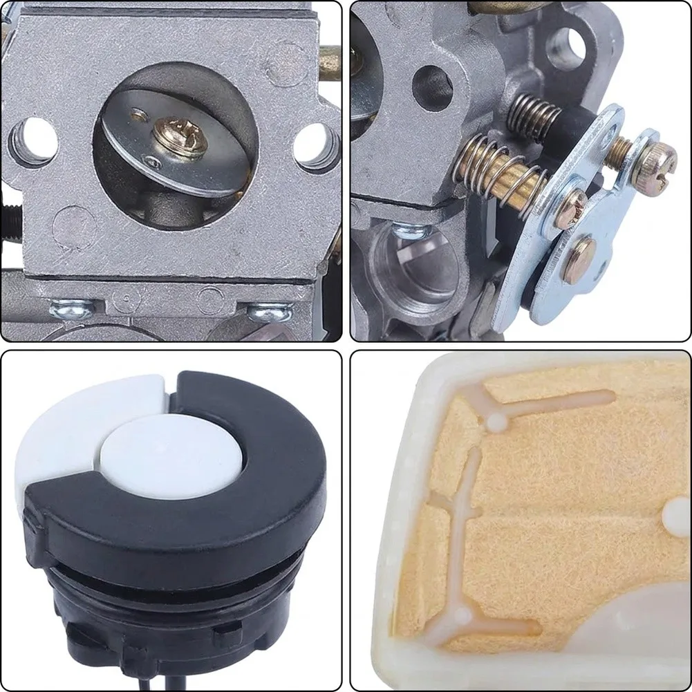 Replacement Carburetor Kit for MS171 MS181 MS211 MS211C Chainsaws Includes Filters and Gaskets for Efficient Performance