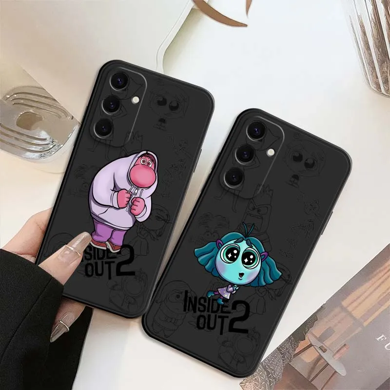 

Disney Inside Out Zootopia Phone Case For Samsung Galaxy S25 S24 S23 S22 S21 S20 S10 S9 Ultra Plus FE 5G Black Soft Cover