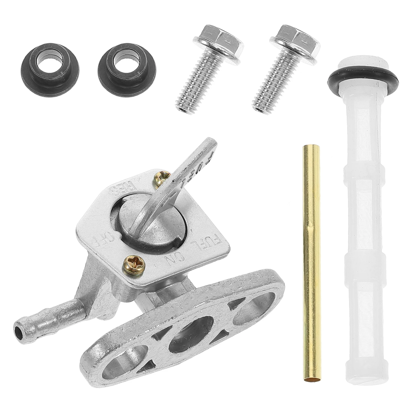 

Petcock Tank Shut Off Valve Durable Metal Fuel Valve For Generator Predator Lawn Mower Motorcycle Gas Tank Fuel Flow