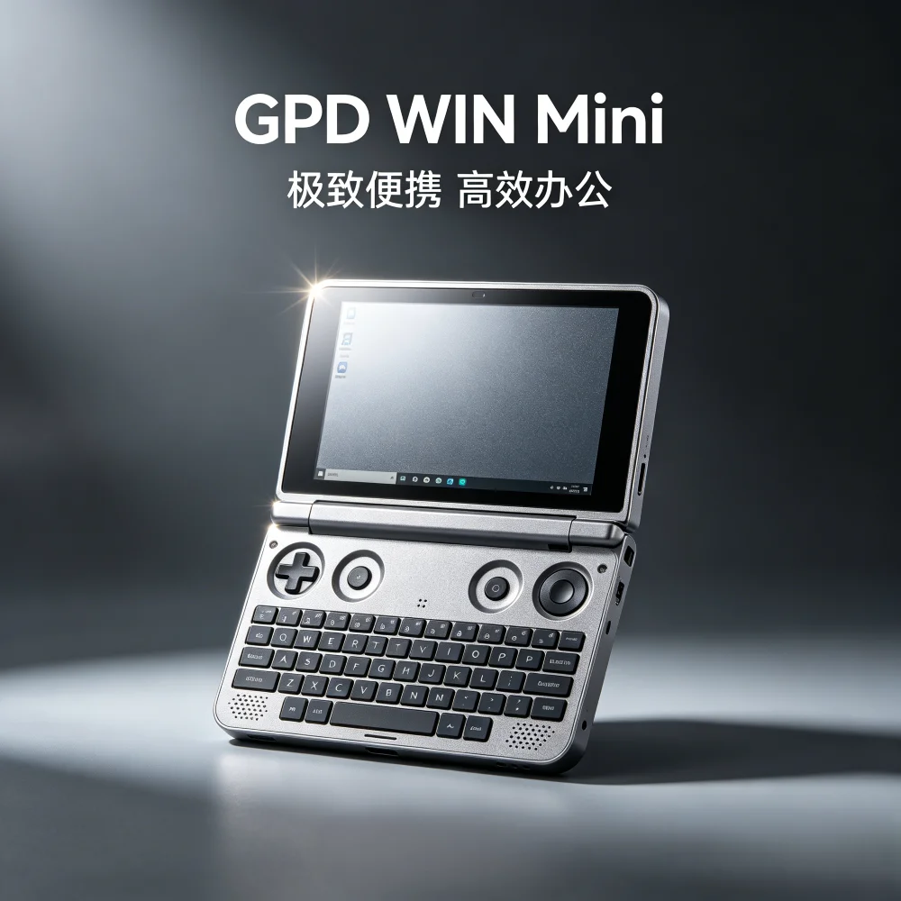 

GPD WIN Mini 2026 Handheld Laptop with New AMD AI 9 HX 370 7 High Performance 32GB RAM 2TB PCIE4.0 Portable Pocket Mini PC for G
