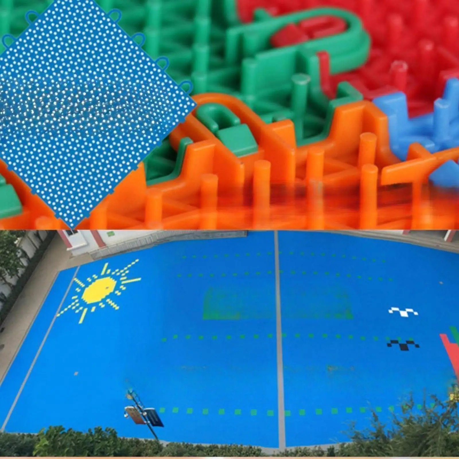 

4 шт. Портативные расширяемые напольные плитки для хоккея на сухом грунте, удобные в использовании, для отработки навыков владения клюшкой