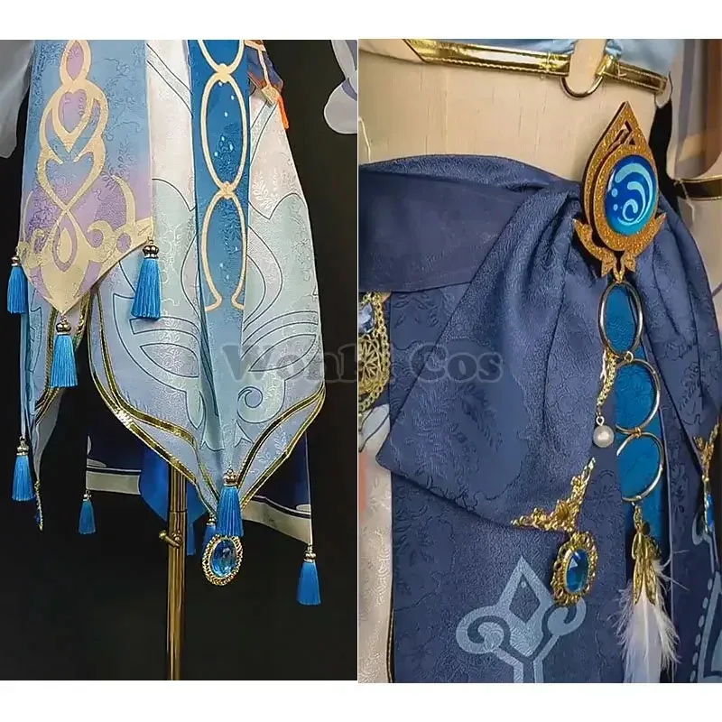 

dd54Game Cosplay Costume Wig Red Hair Women Dancer Dress Impact Sumeru Nilou Costumes