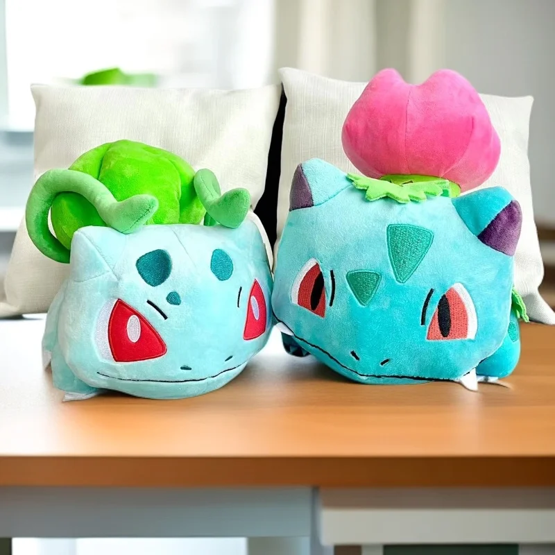 25-30 cm Kawaii Bulbasaur Venusaur Ivysaur Pokemon Knuffel Gevulde Anime Zachte Pop Cartoon Sofa Kussen Cadeau voor Kinderkamer Decor