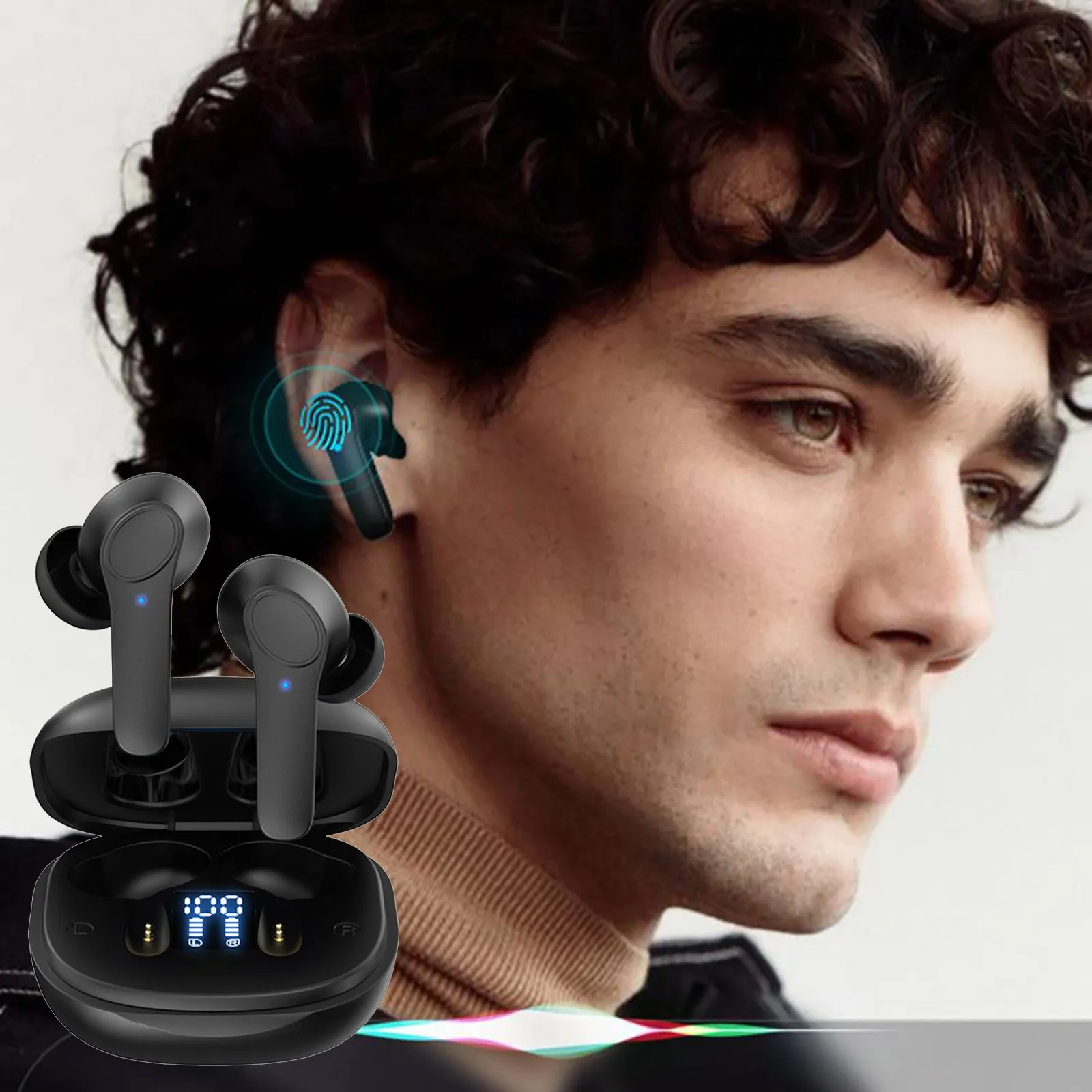 Wireless 5.0 In-Ear Headphones B11 Subwoofer Cancelling Headphones Earplugs Stereo - Bluetooth Active Sports Noise Bluetooth