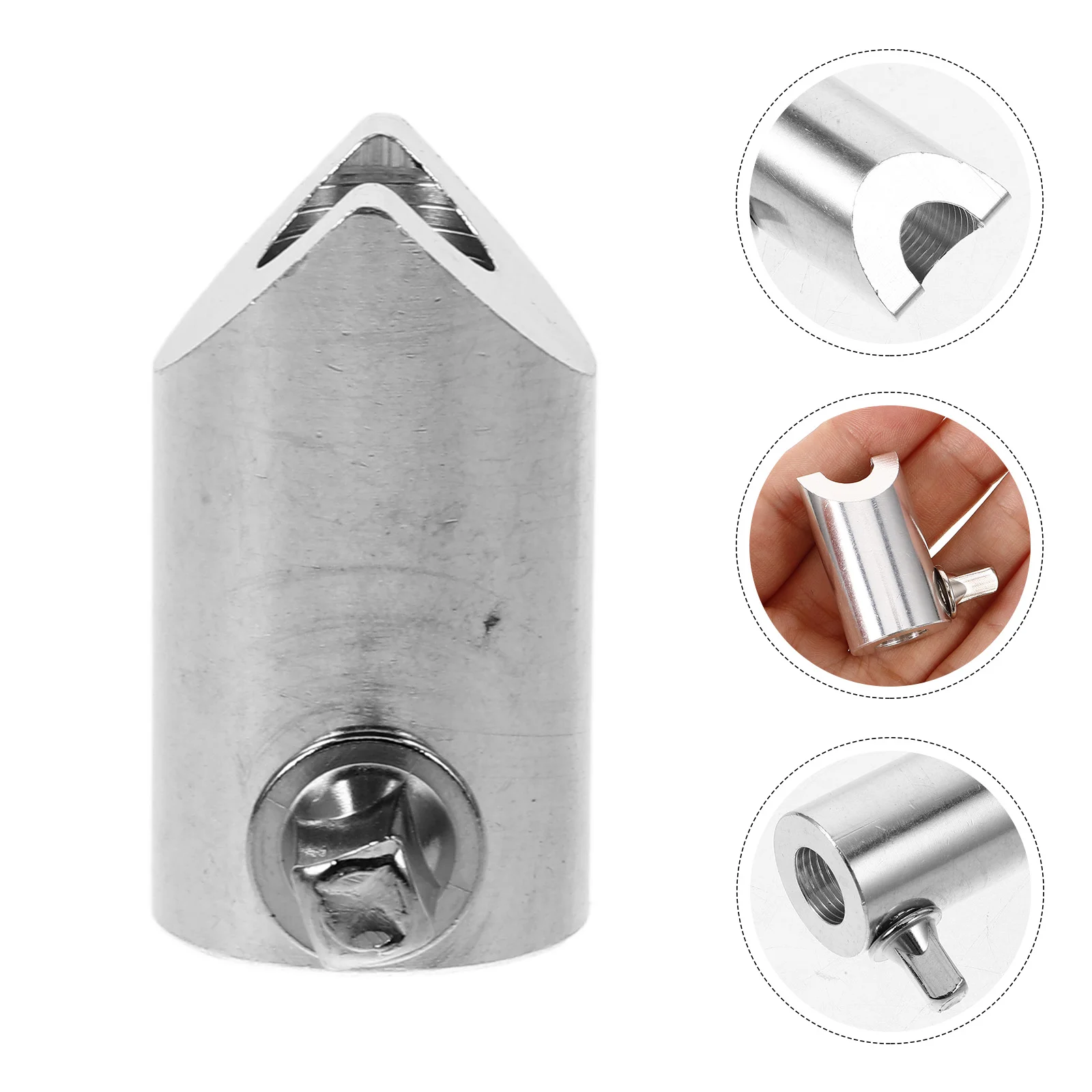 

Cymbal Holder Lock Attachment Connector 25 Mounting Drum Clip Extension Adapter Clamp Silver Rack
