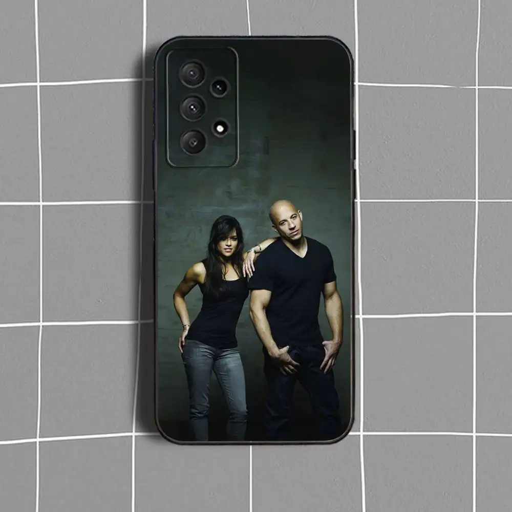 حافظة هاتف F-Fast or Furious 9 لهاتف سامسونج جالاكسي A73,31,32,72,41,53,52,71,22,5G,Note,J7,8,9 غطاء أسود ناعم