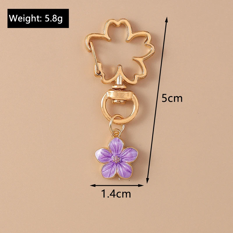 Aihua Y2K Schlüsselanhänger, modisch, niedlich, Liebesherzen, Schmetterling, Blume, Schlüsselanhänger, Ringe für Damen und Herren, Tasche, Rucksack, Hosen, Kette, Schmuck, Geschenke – Detail 24