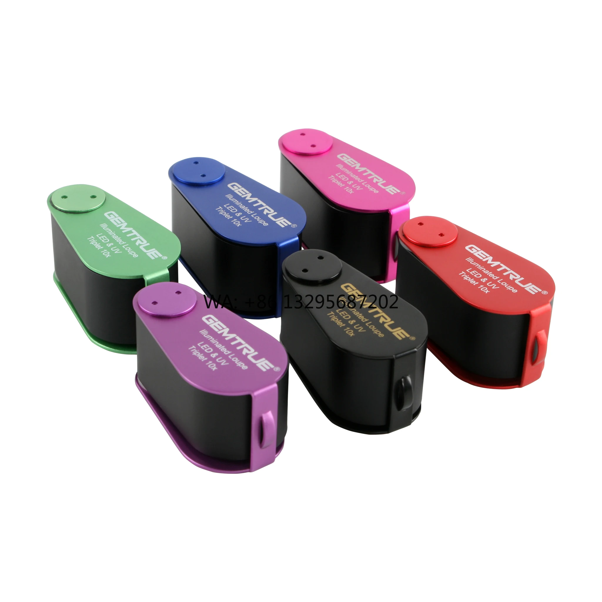 

Rechargeable LED UV Diamond Loupe 10x Triplet 20.5mm for Professional Gemstone Grading and Jewelry Appraisal