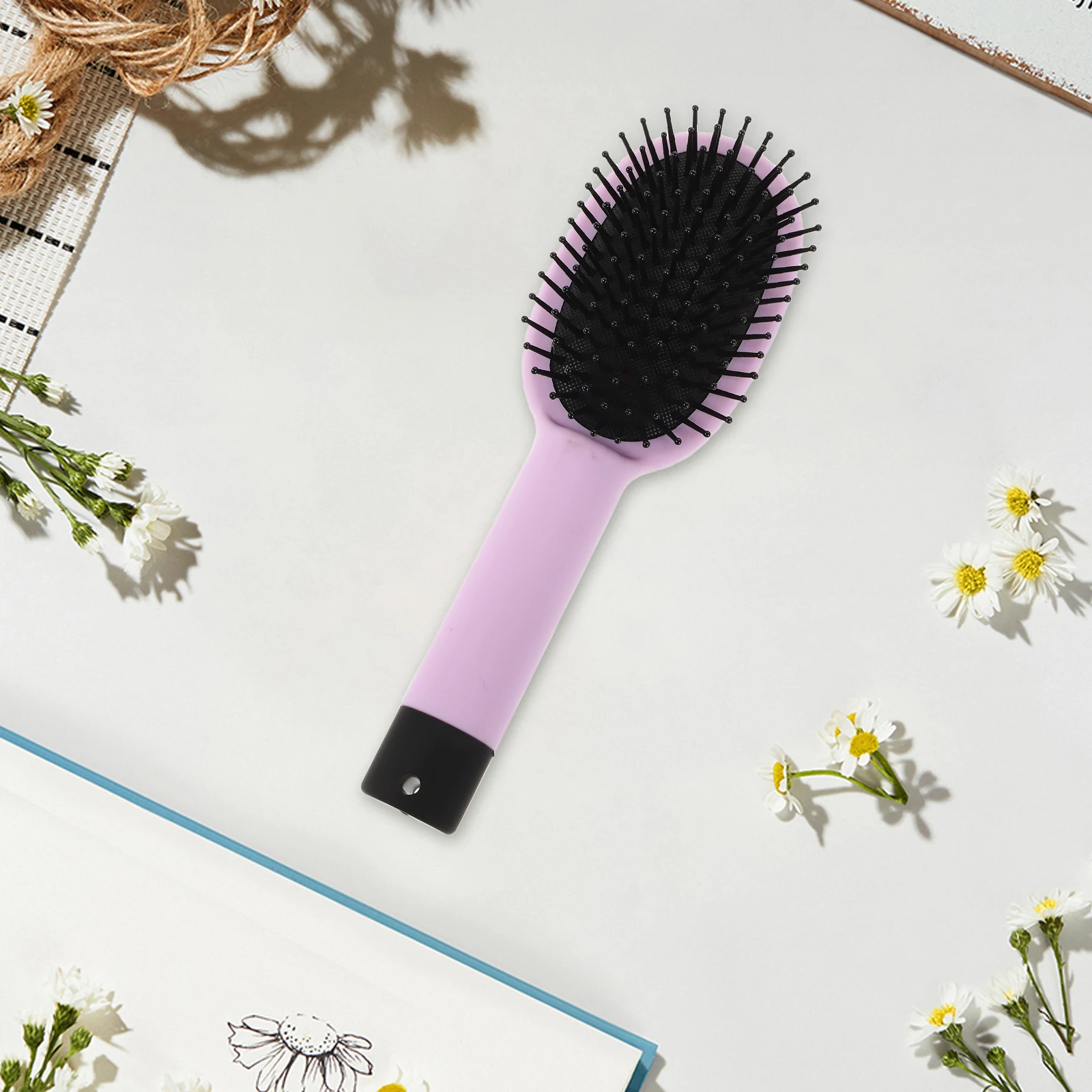 

Detangle Comb For Wet Hair Multifunctional Storage Box Travel Heat Resistant Pressing Lightweight Volumizing Roller Brush
