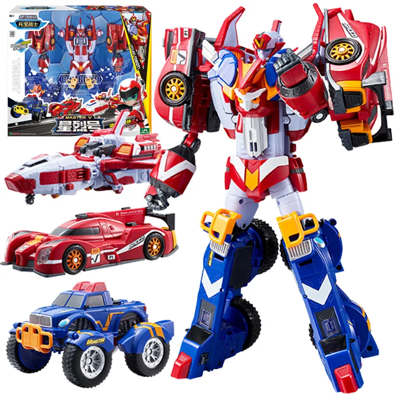 

3 IN 1 Galaxy Detectives Tobot Transformation Robot to Car Toy Korea Cartoon Brothers Anime Tobot Deformation Car Airplane Toys