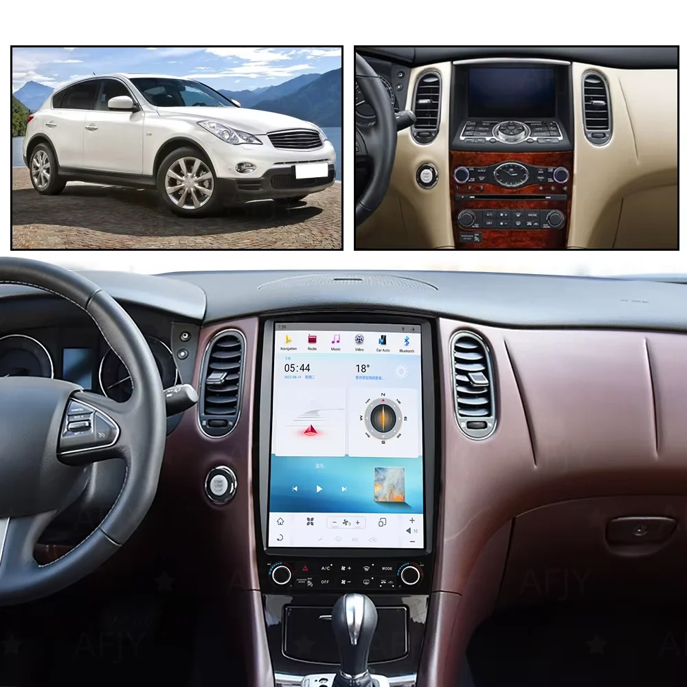 Automotive Multimedia Android For Infiniti QX50 EX25 EX35 2009 2010 2011 2012 2013 2014 2015 2016 2017 2018 2019 GPS Head Unit