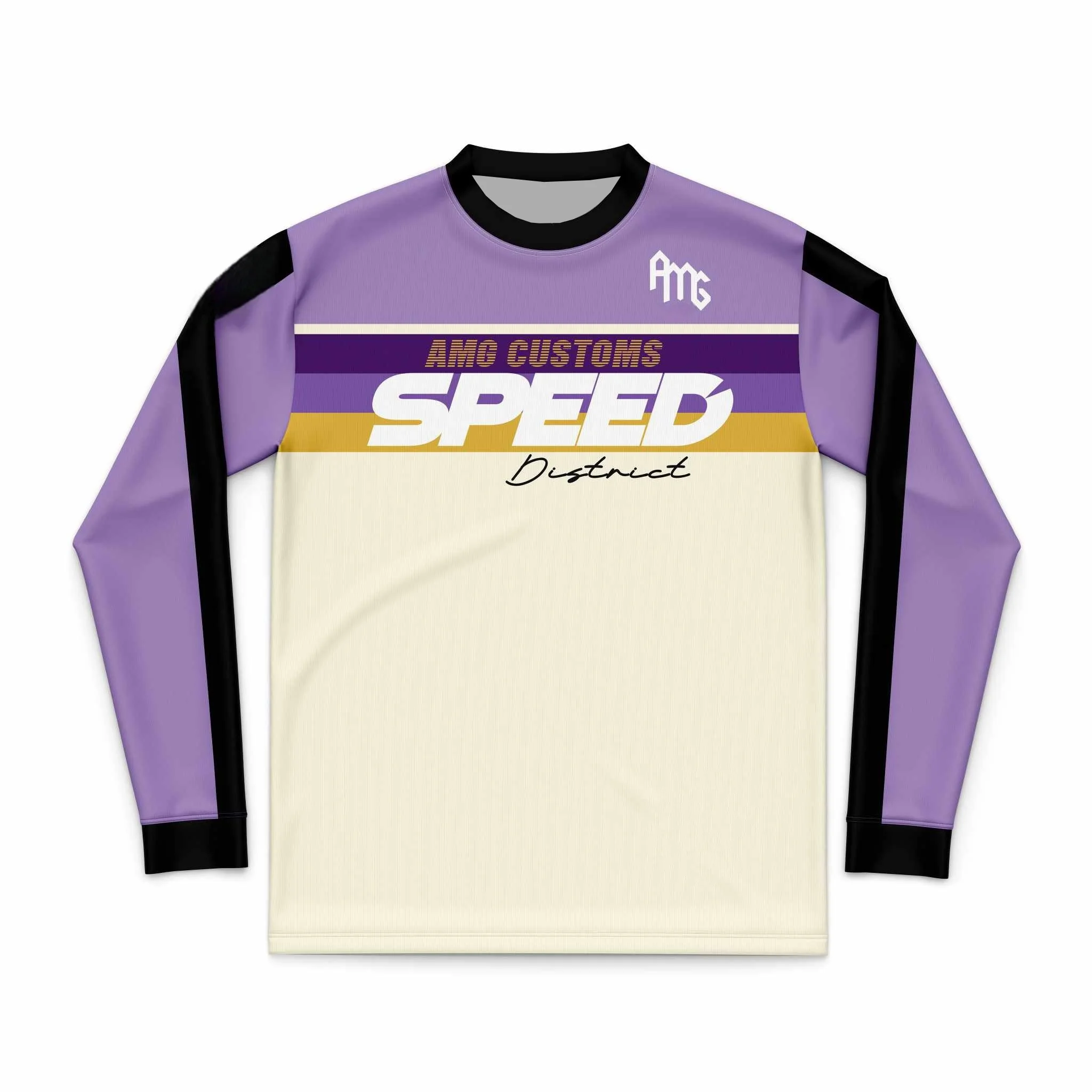 

SPEED Summer New F1 Mesh Breathable Racing Suit Mercedes AMG Long Sleeved Round Neck Quick Drying Casual Versatile T-Shirt