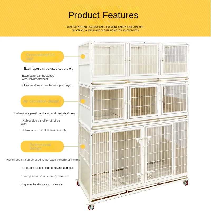 Pet Shop Boarding Isolation Cage Dog Cage cat Display Metal Dog  Indoor   Cage Foster Dog Kennel