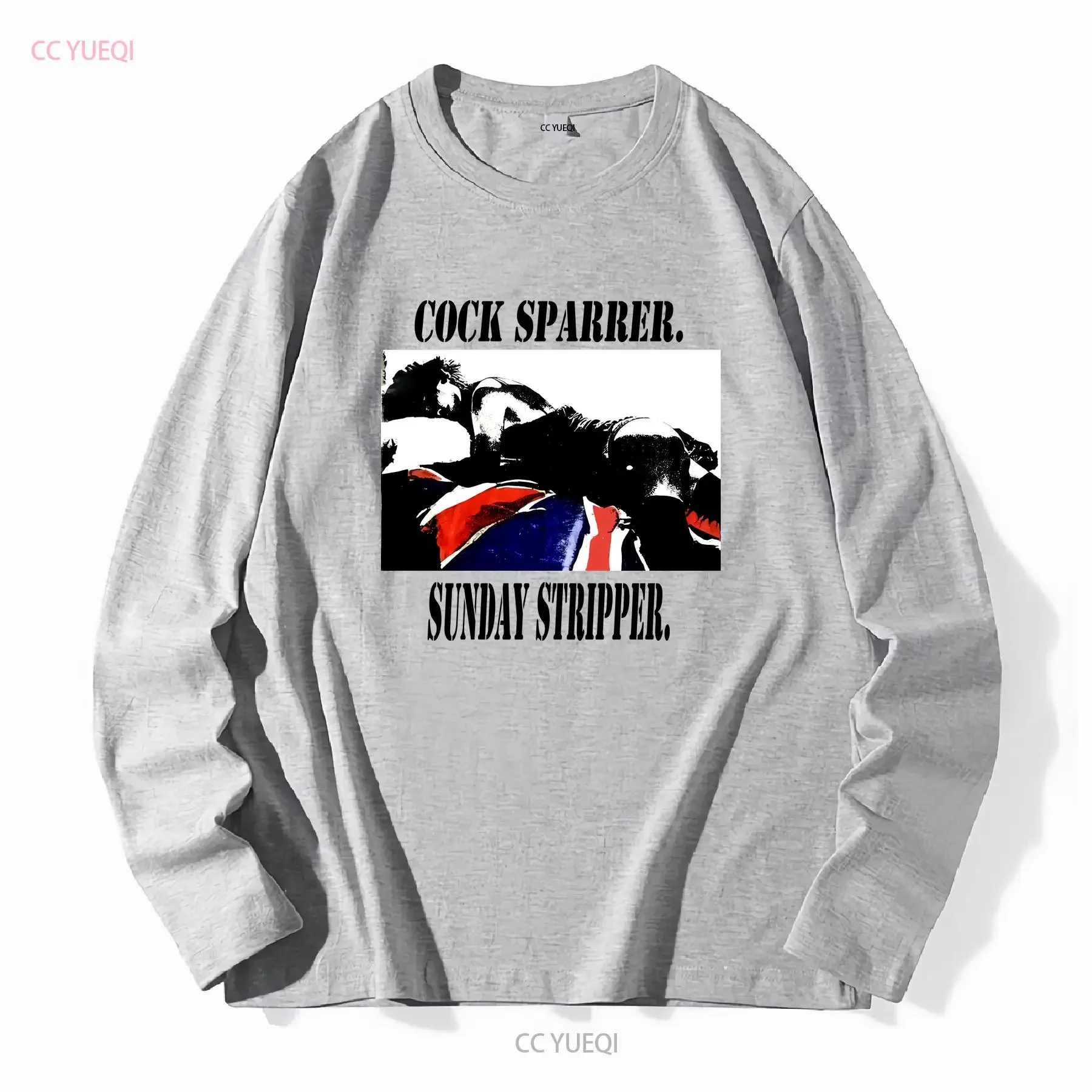 تي شيرت كلاسيكي 90s COCK SPARRER Oi SKINHEAD PUNK ROCK TOUR للحفلات الموسيقية SHAM 69 بأكمام طويلة أو قصيرة عتيق مغسول قليلاً