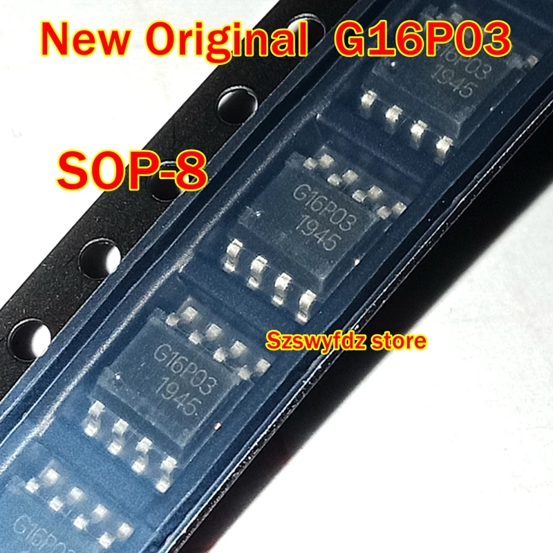 

5pcs to 100pcs New Original G16P03S G16P03 SOP-8 P-channel MOS field effect tube IC chip