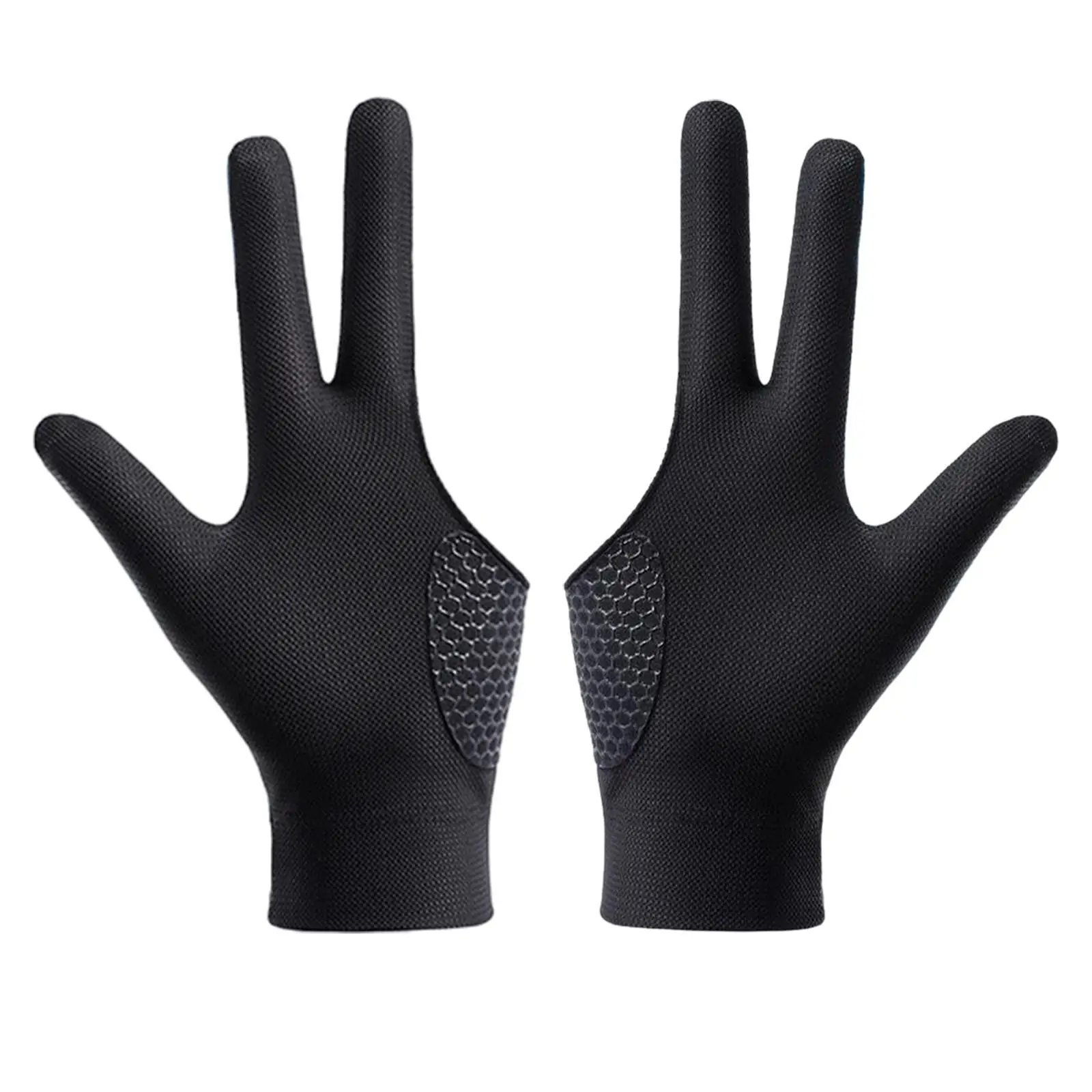 

Billiards Glove 3 Fingers Elastic Glove Lightweight for Women Men Breathable Professional Comfortable Nonslip Pool Glove