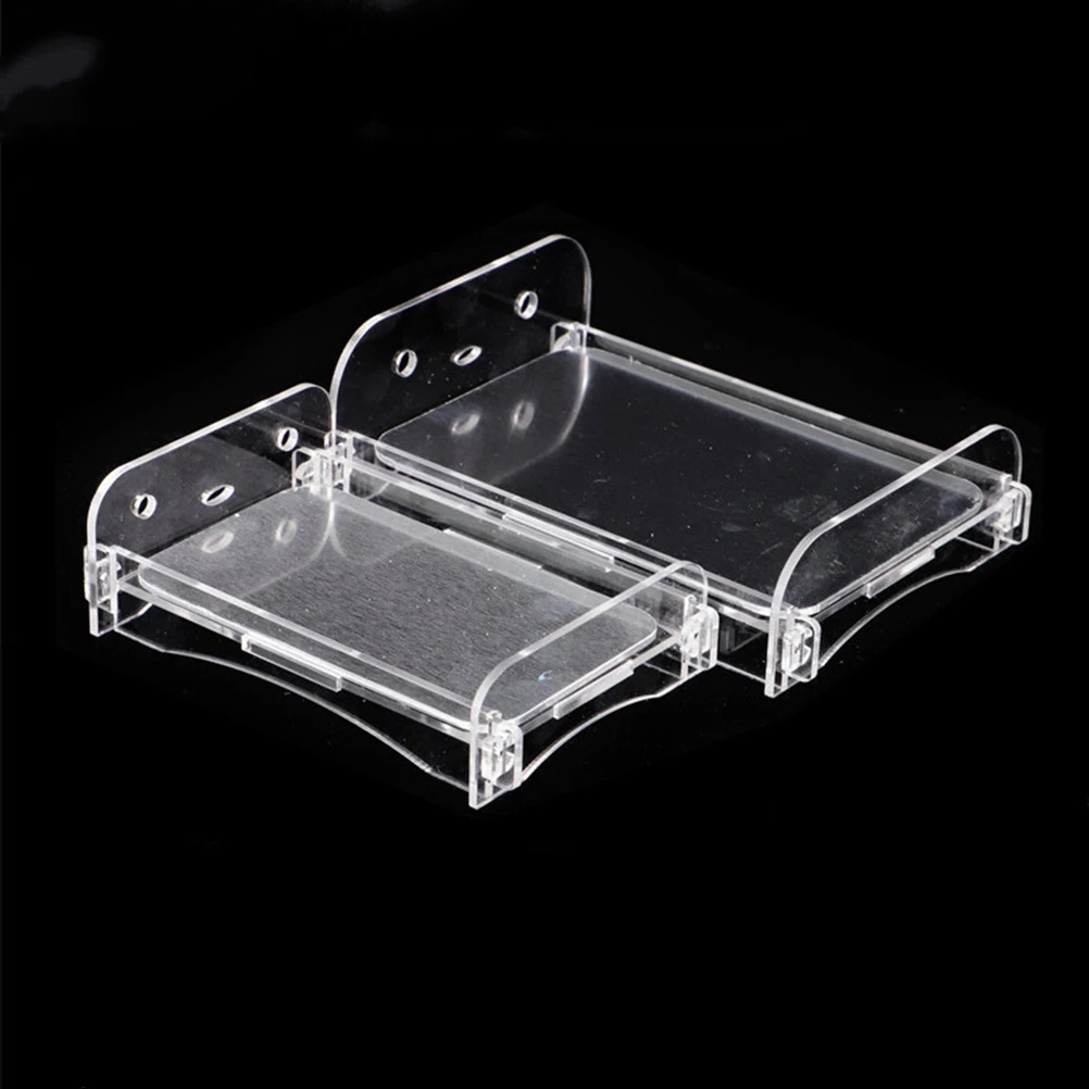 

1pc Practical Pet Cooling Plate Acrylic Transparent Heat Dissipation Rabbit Hamster Guinea Pig Chinchilla Animal Supplies Summer
