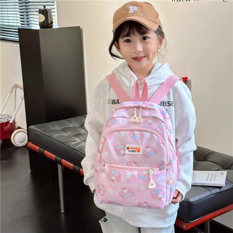 ​ حقيبة ظهر سانريو كورومي للأطفال حقيبة مدرسية كرتونية لطيفة للفتيات والأولاد من عمر 2 إلى 10 سنوات حقيبة كتب خفيفة الوزن للأطفال الصغار حقيبة نهارية ​