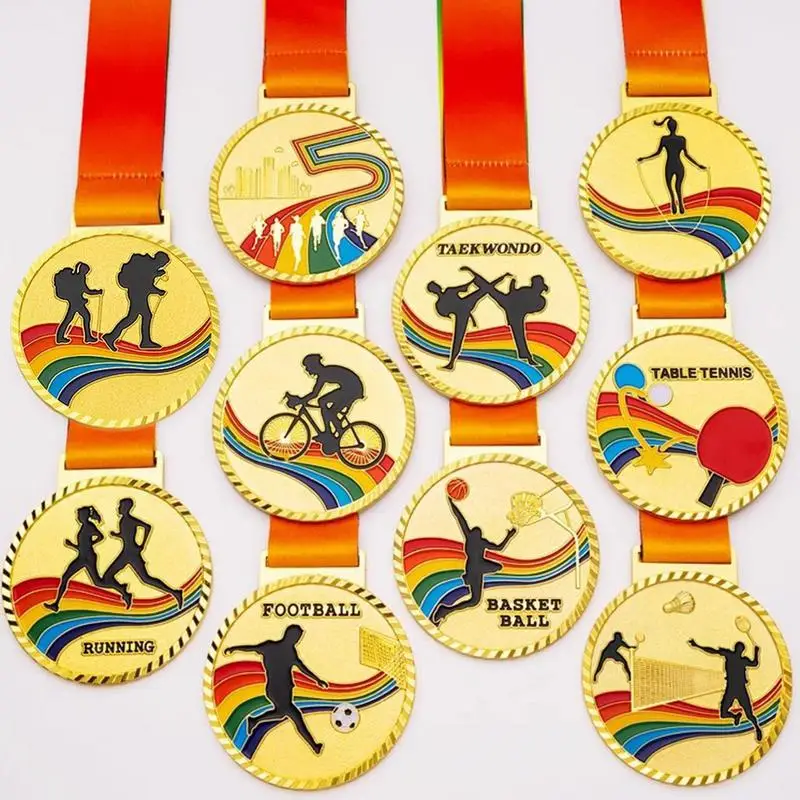 

Gold Medals for Kids Sports Competition Winner Award Medals Zinc Alloy Gold Glossy Race Medals Talent Show Birthday Party Favors