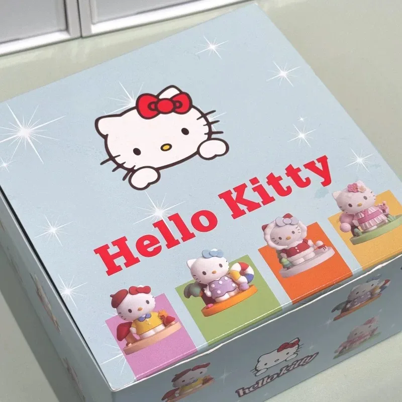 

Sanrio Hello Kitty Four Seasons Dress Wear Series Cute Aniem Figure Doll Model Toys Collect Ornaments Kids Gifts