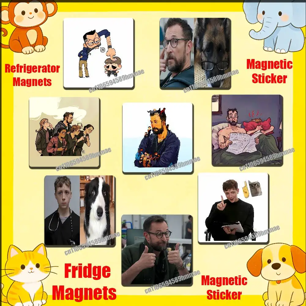 

For Michael Robby Robinavitch The P-Pitt Fridge Freezer Refrigerator Magnets Kitchen Metal Cabinet Magnetic Sticker Card