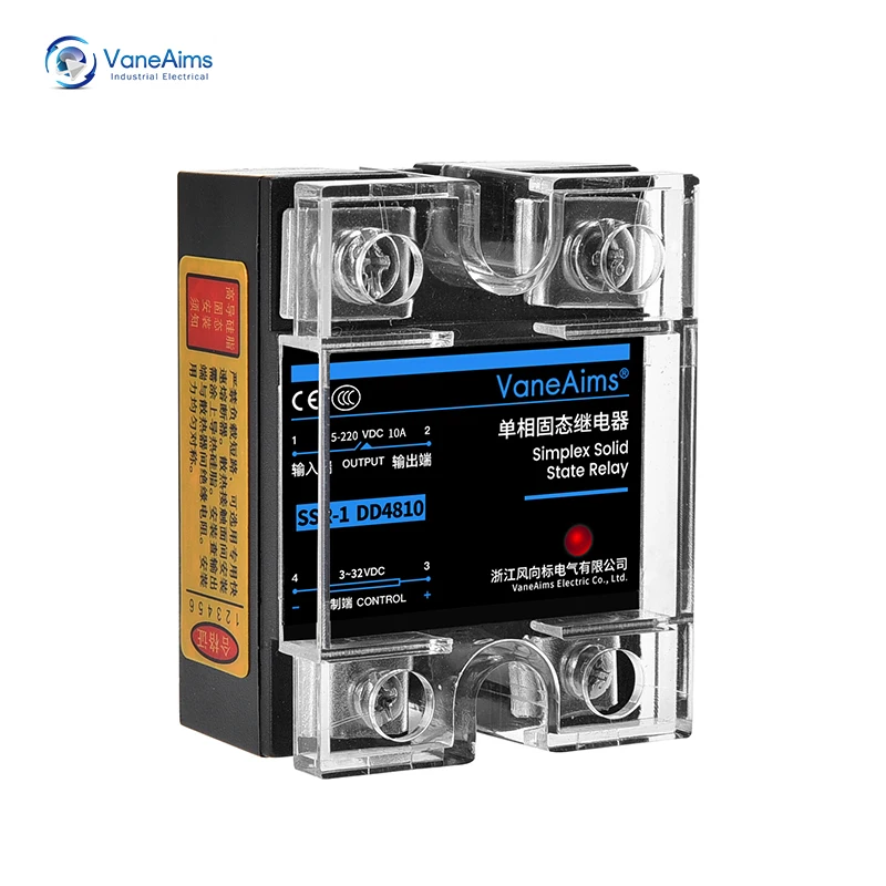 SSR-25DA SSR-40DA SSR-40AA SSR-40DD SSR 10A 25A 40A 60A 80A 100A DD DA AA Solid State Relay Module for PID Temperature Control