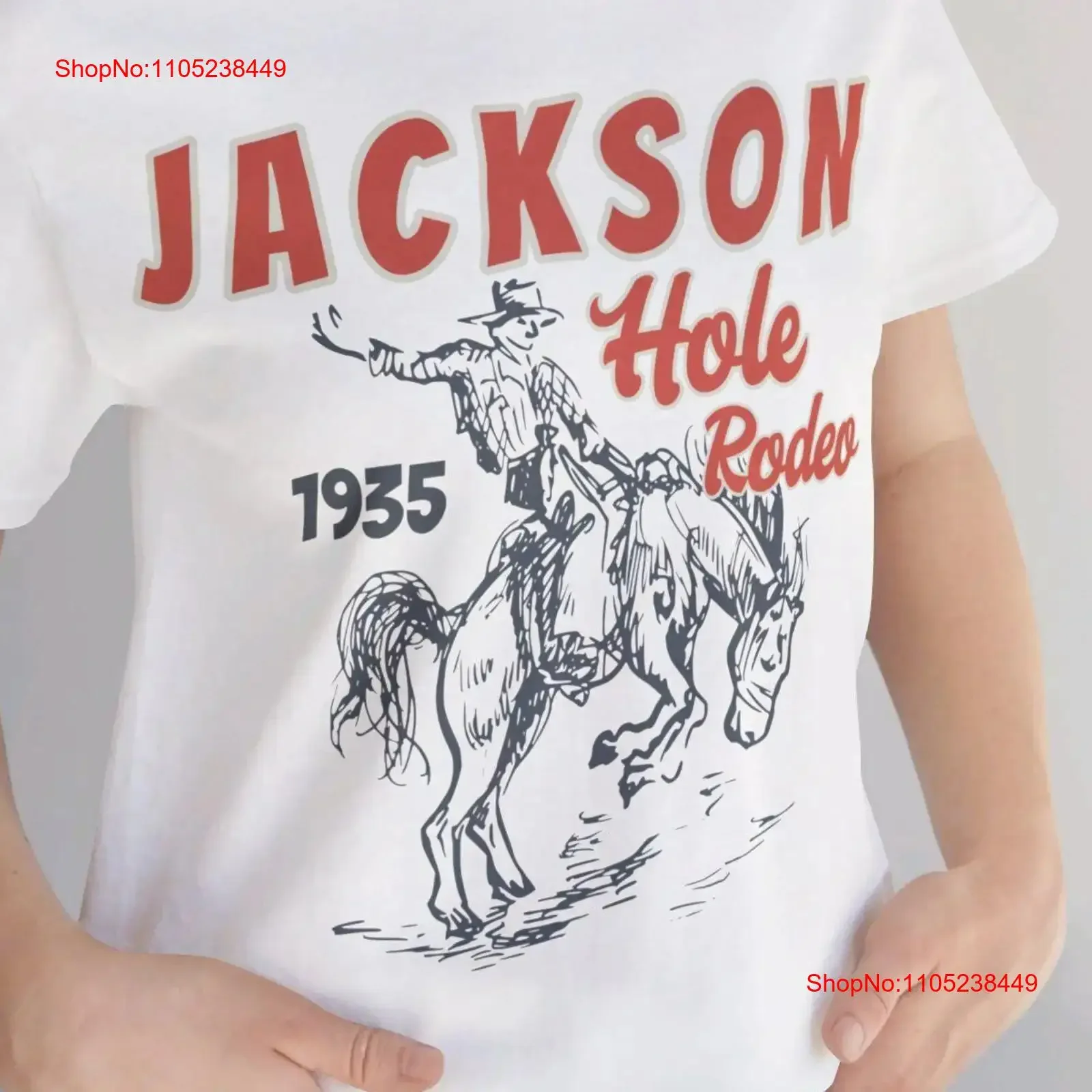 Jackson Hole Rodeo Vintage T Shirt Jersey Cowboy Wyoming Horse Vacation Retro vintage Washed Top For Everyday Wear graphic