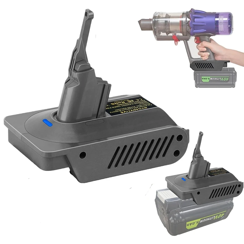 

Adapter RYO40V7V8 for Ryobi 40V Battery Convert To for Dyson V7 V8 Series Battery,for Dyson V7 V8 Cordless Stick Vacuum Cleaner