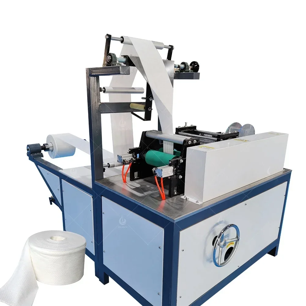 Facial Cotton Tissue Paper Roll Making Machine for Small Business Machine Factory Price