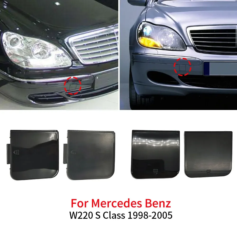 

Car Front Bumper Tow Hook Cover Cap Replacement Accessory For Mercedes Benz S Class 1998-2005 S300 S320 S350 S400 S500 S600