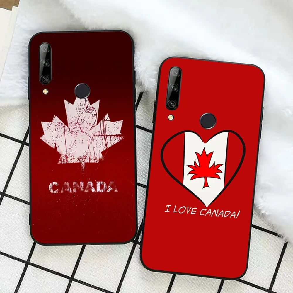 Canada flag Phone Case For Huawei Honor 10 lite 9 20 7A 9X 30 50 60 70 pro plus Soft Silicone Cover