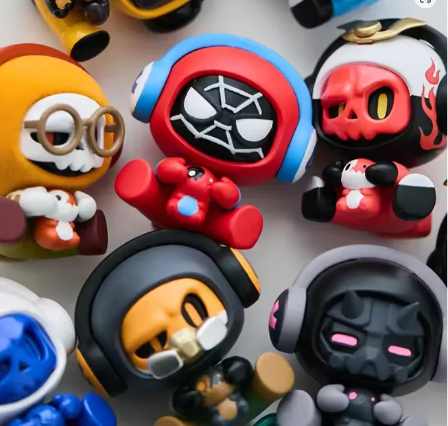 

【Новинка】модная детская Mr.Bone Blind Box, аниме-фигурка, мини-игровая фигурка, кукла, коллекционное украшение, модель из ПВХ, игрушка, подарок на Хэллоуин для мальчика