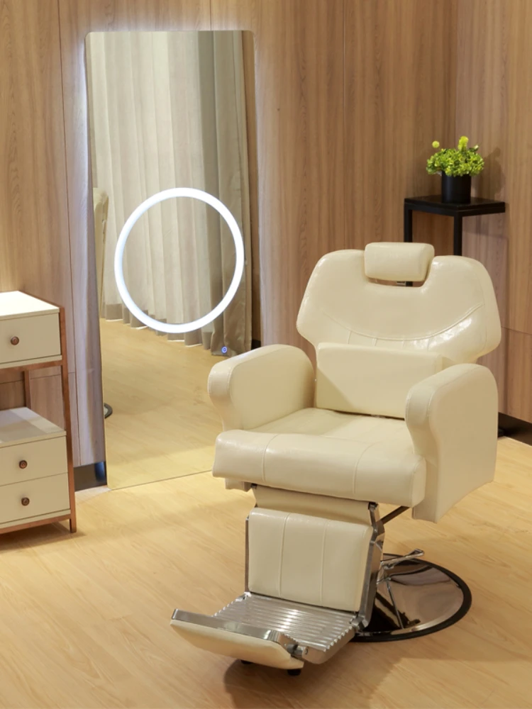 PQF Can Be Put down Barber Chair Hair Care Shop Dedicated Hairdressing Chair Large Chair