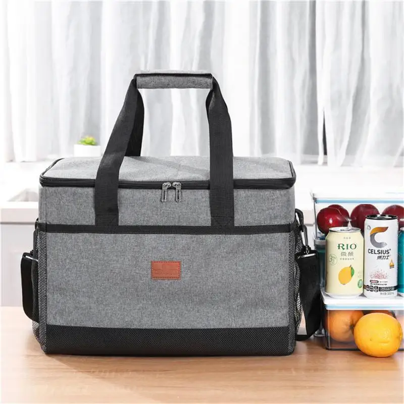 35L Large Capacity Collapsible Cooler Bag Insulated Picnic Lunch Bag Box Cooling Bag for Outdoor Travel Camping BBQ Family Party