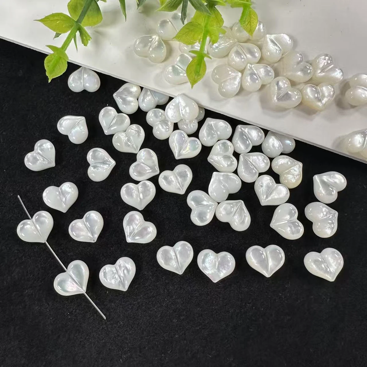 

5Pcs The Mother Of Pearl Shell Vertical Hole Loose Beads 10X12mm For Jewelry Making DIY Earrings Necklace Accessory