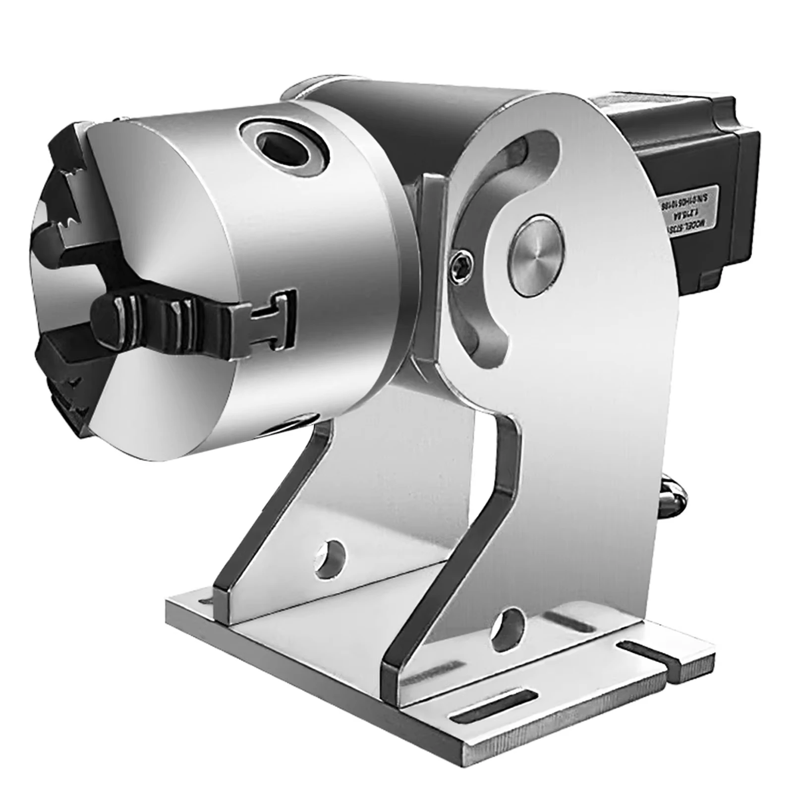 360° Laser Engraver Rotary Axis for Fiber Laser Marking Machine 80mm Max Rotation Universal Accessories for Laser Engraving view 3
