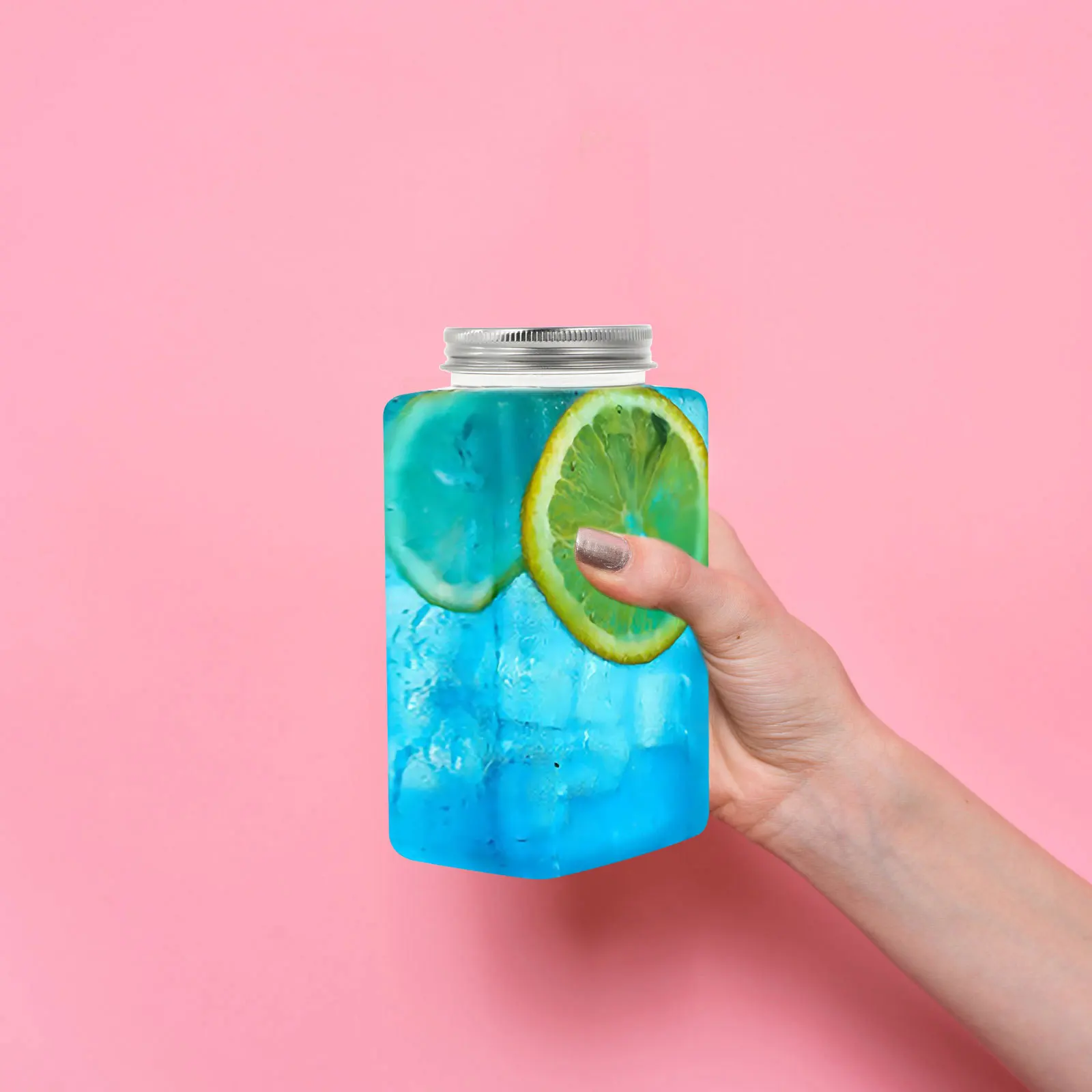 

10Pcs Plastic Milk Tea Bottles Premium Pet Transparent Drink Storage Bottles for Juice Smoothies Beverages Take-Out Juice Cups