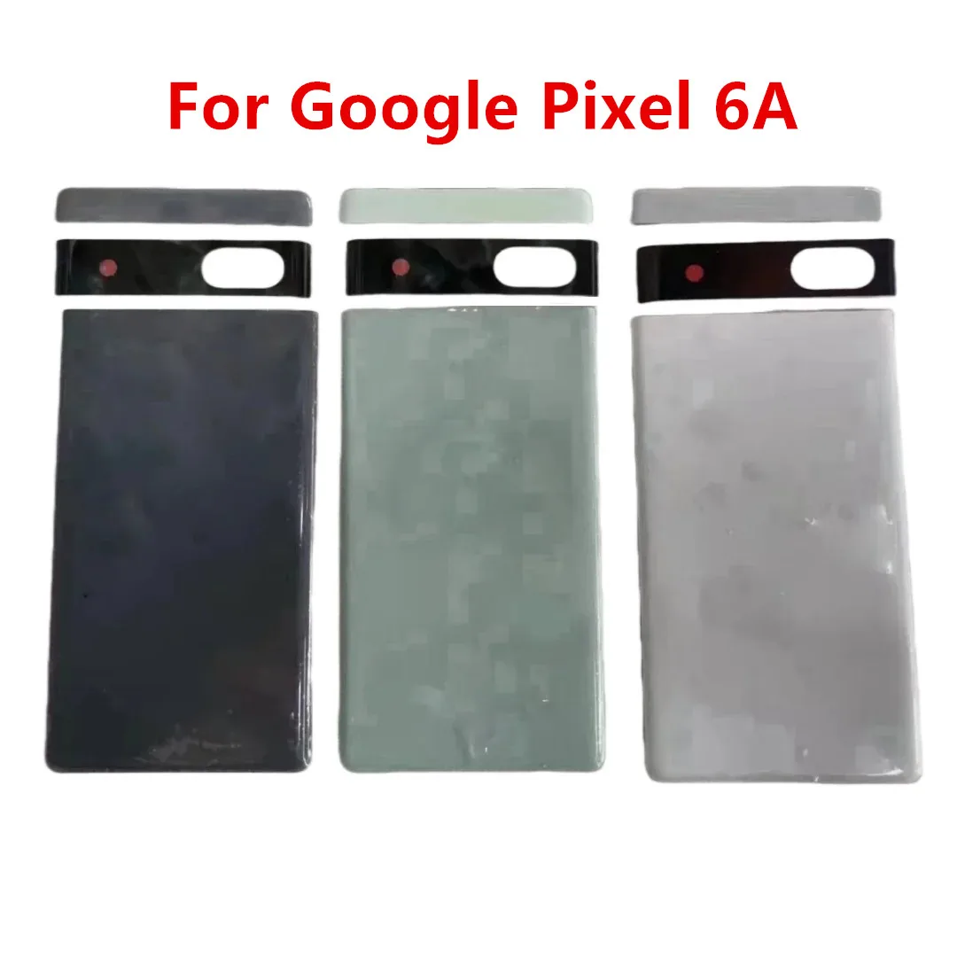 

Pixel6A Back Cover For Google Pixel 6A 6 A 6.1" Housing Rear Battery Door Phone Repair Replacement Case