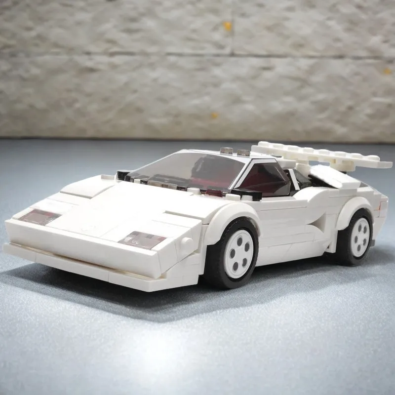 165pcs MOC Lamborghiniesed Countach Conversion Kit City Champions Model Building Blocks Construction Toy Christmas Gifts Kids