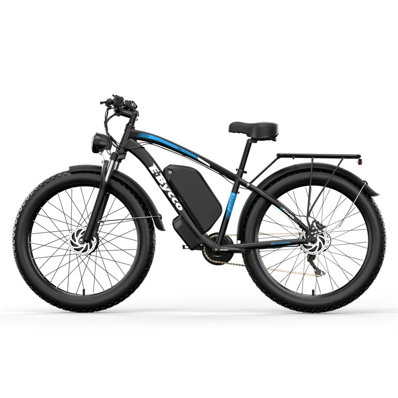 EB10 E-Bike 4000W Motor Electric Bicycle 52V32AH Battery 24 Inch Tire 55km/h Suspended Soft-Tail Frame mountain Electric Bike image 4